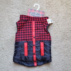 Pet Apparel Plaid Vest